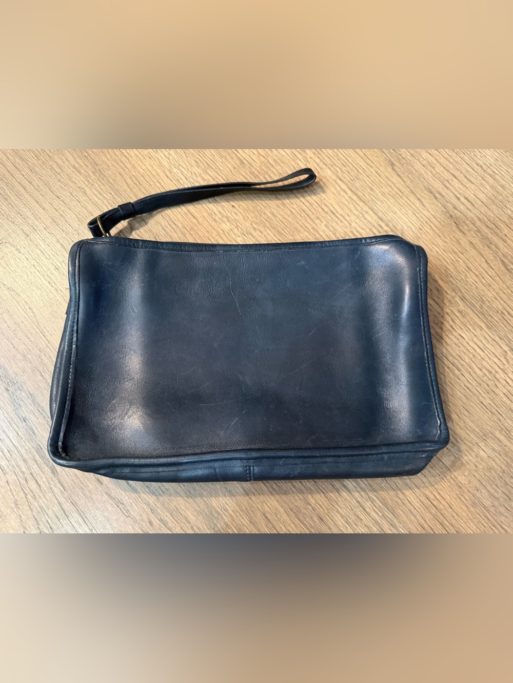 Vintage Coach Bag-Navy